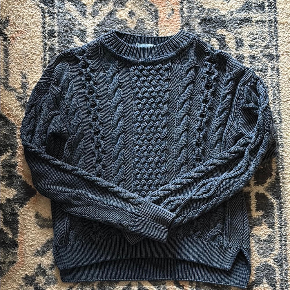 Mersea Fisherman Cable Knit Sweater